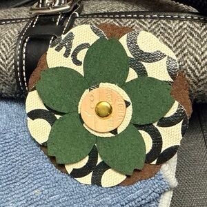 Handmade Randomly Designed Floral Bag Charm